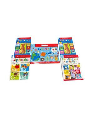 Set of 5 Scholastic Early Learning Workbooks Set Includes Alphabet & Grade Pre-k